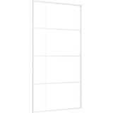  Klizna vrata od stakla ESG i aluminija 102 5 x 205 cm bijela | shoptok.hr