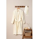 Lessentiel Maison Set bademantil Kimono sa peškirom, Bež | Eponuda.ba