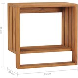  Zidni stalak za ručnike 35 x 20 x 35 cm od masivne tikovine | shoptok.hr