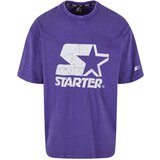 Starter Black Label Men's T-shirt Starter Logo Oversize Acid purple Cijene