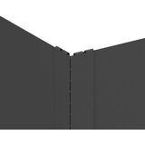  Ograda oko Travnjaka 4 kom. 100 x 60 x 20 cm Čelik Crna | shoptok.hr