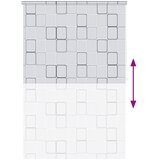  Roleta za tuš 140 x 240 cm s uzorkom kvadrata | shoptok.hr