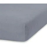 tamnosiva plahta s gumicom s visokim udjelom pamuka Ruby, 160/180 x 200 cm
