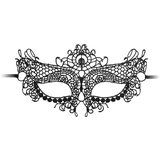 Ouch! Queen Black Lace Mask Black Cene