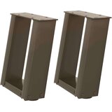  Noge za klub stolić U-oblik 2 kom Prirodni čelik 30 x (30-31) cm Čelik - Prirodna 30 x (30-31) cm 1 | shoptok.hr