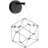 Nova Luce Crna LED zidna lampa aluminijska Nebula – | shoptok.hr
