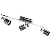 Eglo davida 1 reflektor/3, led, gu10, 3x5w, 3x400lm, krom/crna | shoptok.hr