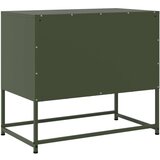 vidaXL TV omarica olivno zelena 68,5x39x60,5 cm jeklo | Shoptok.si