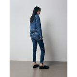 Reserved - Slim mid rise traperice - mornarsko plava | shoptok.hr
