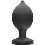 Anos rc inflatable butt plug with vibration black Cene