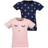 Blue Seven Majica mornarsko plava / roza / bijela | shoptok.hr