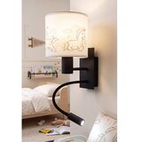 Brilagi LED fleksibilna lampa BOBO 1xE27/25W/230V + LED/3W crna/bela/jednorogovi | Eponuda.com