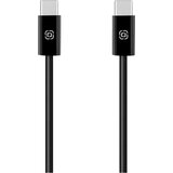  Obal Me LongRun USB-C v USB-C kabel 60W črne barve dolžine 1m Cene