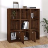 Ormarić za knjige boja smeđeg hrasta 98 x 30 x 98 cm | shoptok.hr