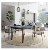Hanah home trpezarijski sto pal anthracite | ePonuda.com