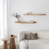 Kalune Design Wavy 2 - Oak Oak Wall Shelf | ePonuda.com
