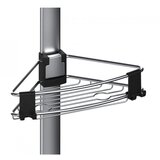Wenko 25556100-Ugaona polica PURIO 35,5x280 cm srebrna/siva | Eponuda.com