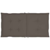  Jastuci za vrtne stolice 6 kom smeđesivi 100x50x3 cm od tkanine | shoptok.hr
