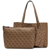 Guess Shopper torba 'Brenton' smeđa / svijetlosmeđa | shoptok.hr
