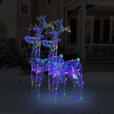  Božični severni jelen 2 kosa 60x16x100 cm iz akrila, (20707829) | Shoptok.si