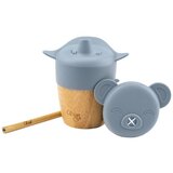 Citron kozarček iz bambusa dusty blue | Shoptok.si