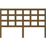  Posteljno vzglavje medeno rjavo 156x4x100 cm trdna borovina, (20684444) | Shoptok.si