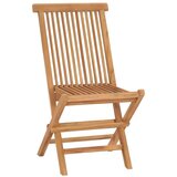  Zložljiva zunanja jedilna garnitura 5-delna trdna tikovina, (20672076) | Shoptok.si