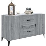  Komoda siva sonoma 100x36x60 cm konstruiran les, (20654790) | Shoptok.si