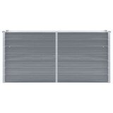  Visoka greda iz pocinkanega jekla 160x40x77 cm sive barve, (20611486) | Shoptok.si