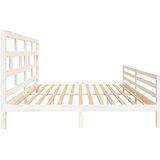 Posteljni okvir bel iz borovine 200x200 cm, (20646841) | Shoptok.si