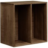 House Nordic Tamno smeđa polica s više razina od punog hrasta 30 cm Townsville – | shoptok.hr