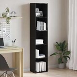 vidaXL Ormar za knjige crni hrast 40x30x189 cm inženjerski drvo Cijene