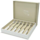 Brandani Set desertne vilice Riccioli di Fata 16cm / 6 kos / inox, keramika, (5000199970) Cene