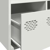  Komoda - Predalnik bela 101,5x39x73,5 cm hladno valjano jeklo, (21722108) | Shoptok.si