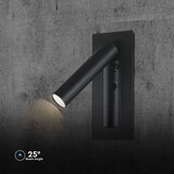  LED zidni reflektor LED/2W/230V 3000K crni | Eponuda.com
