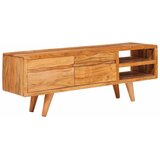 TV ormar s policom Smeđa 110 x 30 x 40 cm Čvrsto drvo akacije | shoptok.hr