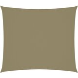Jedro protiv sunca od tkanine Oxford pravokutno 2 x 2,5 m bež  Jedro protiv sunca od tkanine Oxford pravokutno 2 x 2,5 m bež Slike