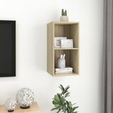  Zidni TV ormarić boja hrasta 37 x 37 x 72 cm konstruirano drvo | shoptok.hr