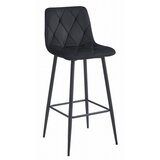 NADO stolica - crni baršun / crne noge x 1 | shoptok.hr