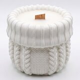 NOBAMO Svijeća Svetrík - Bijela / Divlja šljiva, ruža, pačuli | shoptok.hr