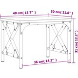  Stalak za pisač smeđa boja hrasta 40x30x31 cm konstruirano drvo | shoptok.hr