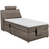 MID.YOU POSTELJA BOXSPRING 120 cm x 200 cm , tekstil, leseni material rjava | Shoptok.si