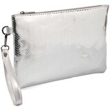 Capone Outfitters Paris Women's Clutch Portfolio Silver Bag Cene