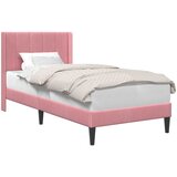  Krevetna konstrukcija Ružičasta 100 x 200 cm Baršun | shoptok.hr