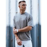 DStreet Men's T-shirt with print, dark grey | Shoptok.si
