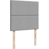  Otomanski krevet s madracem&LED svijetlosivi 90x200 cm tkanine | shoptok.hr