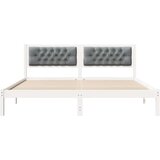  Okvir za krevet Svijetlo siva 160 x 200 cm tkanina | shoptok.hr