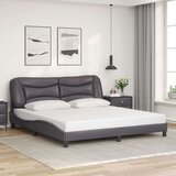  Posteljni okvir z vzglavjem siv 180x200 cm umetno usnje, (21081657) | Shoptok.si