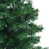vidaXL Kotično umetno božično drevo Zelena 180 cm PVC in kovina | Shoptok.si