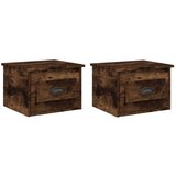  Zidni noćni ormarići 2 kom boja dimljenog hrasta 41 5x36x28 cm | shoptok.hr